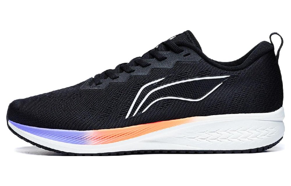 LiNing Red Hare 6 Cushioning, Slip Resistant, Abrasion Resistant, Rebound Low top Running Shoes Women's Black