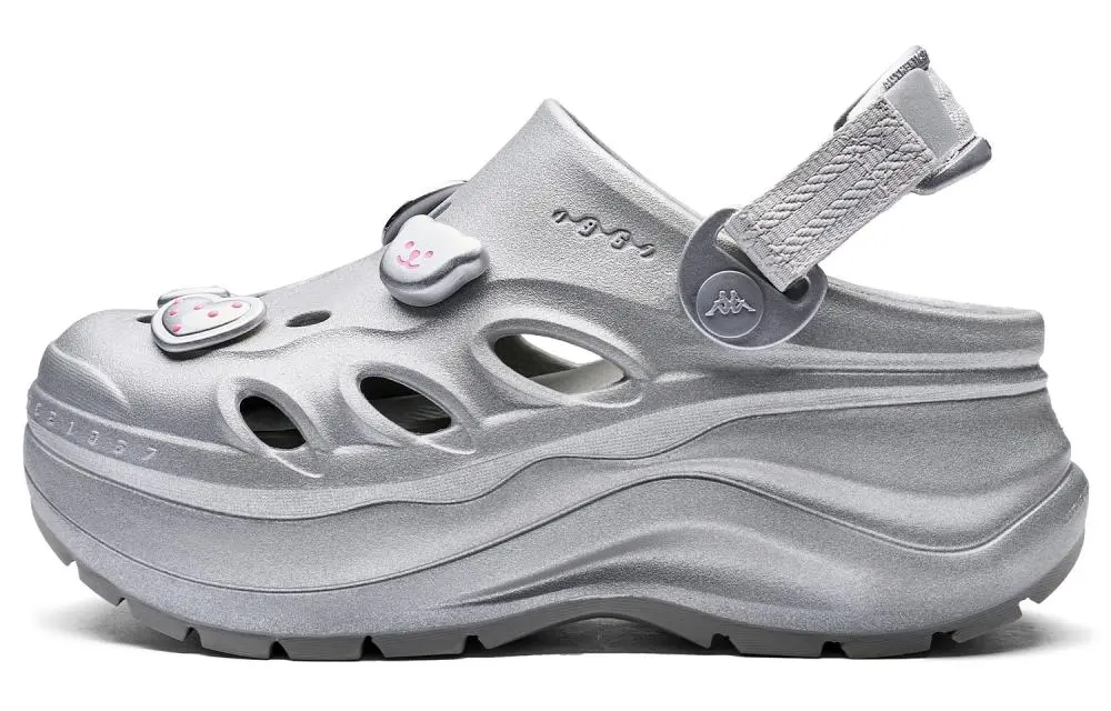 Kappa Back to Back Clogs Women's Silver