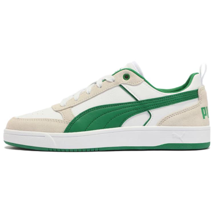 PUMA DRIBBLE Low Top Casual Shoes Unisex White Green