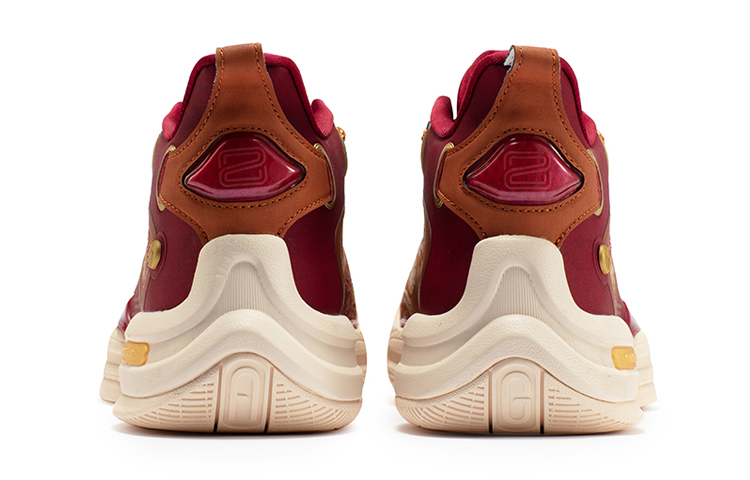 361° AG2 X Technology, Aaron Gordon AG2 Performance Basketball Shoes Men's Red Brown Yellow