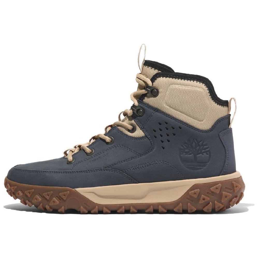 Timberland Greenstride Motion Wear-Resistant Slip-Resistant Crew Outdoor Boots Men's Dark Blue Brown