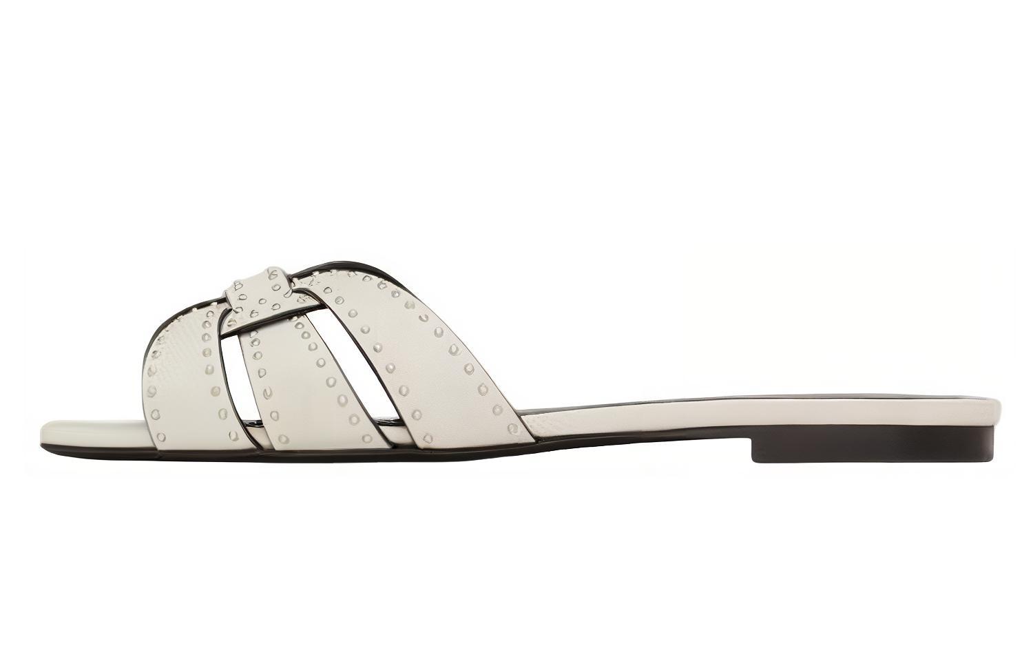 SAINT LAURENT Tribute Stylish Sandal Women's White купить в интернет-магазине Yoocart с быстрой доставкой по России.