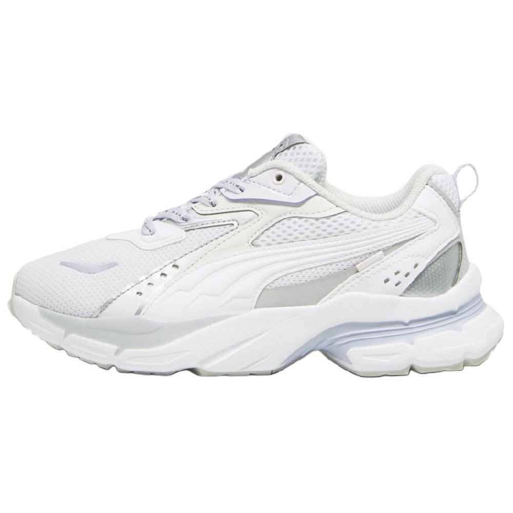 PUMA Slip-Resistant Breathable Low-Top Casual Shoes Women's White Purple