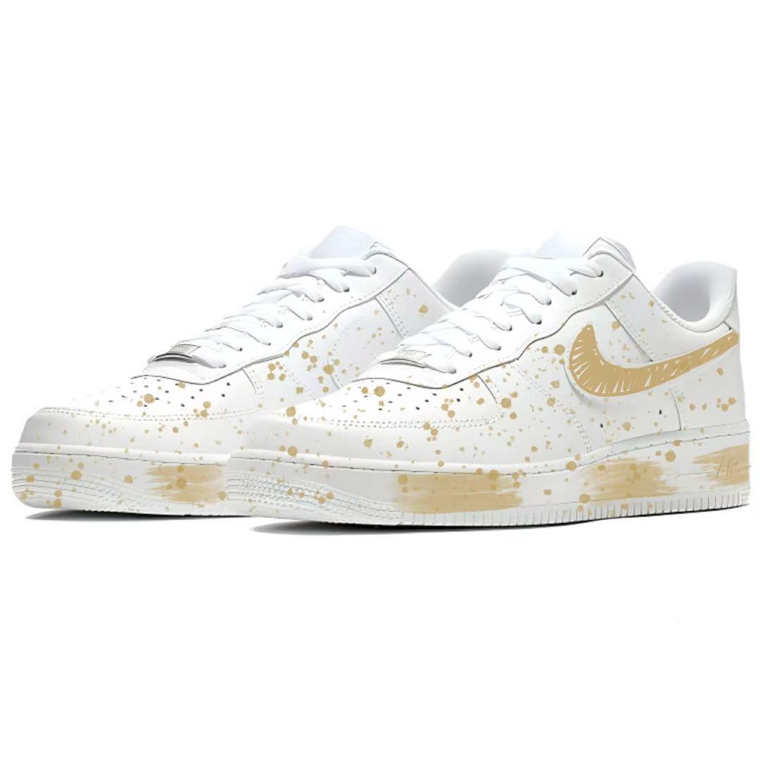Nike Air Force 1 Low Top Skateboard Shoes Unisex Yellow купить в интернет-магазине Yoocart с быстрой доставкой по России.
