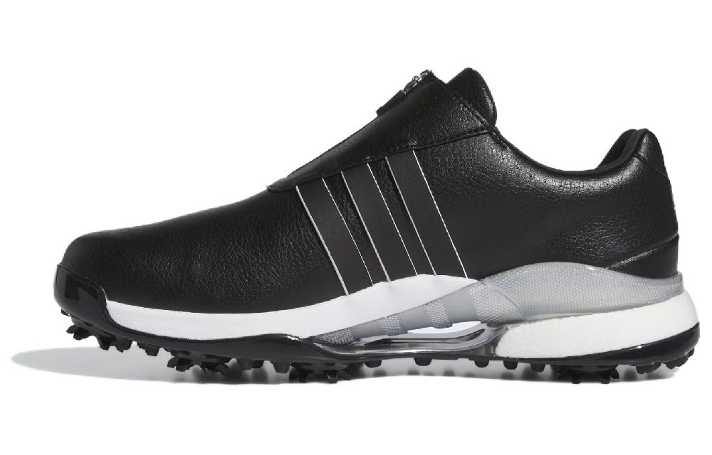 Adidas Tour360 24 Boa Boost Cushioning Wear-Resistant Low-Top Golf Shoes Men's Black