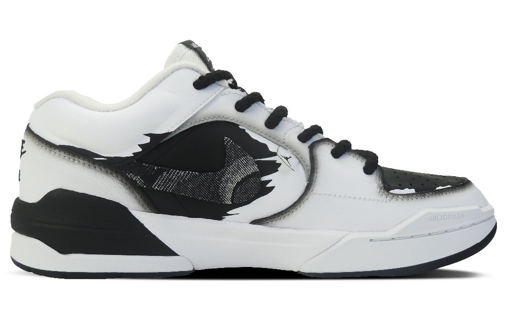 Jordan Stadium 90 Casual Shoes Men Low Top Black White
