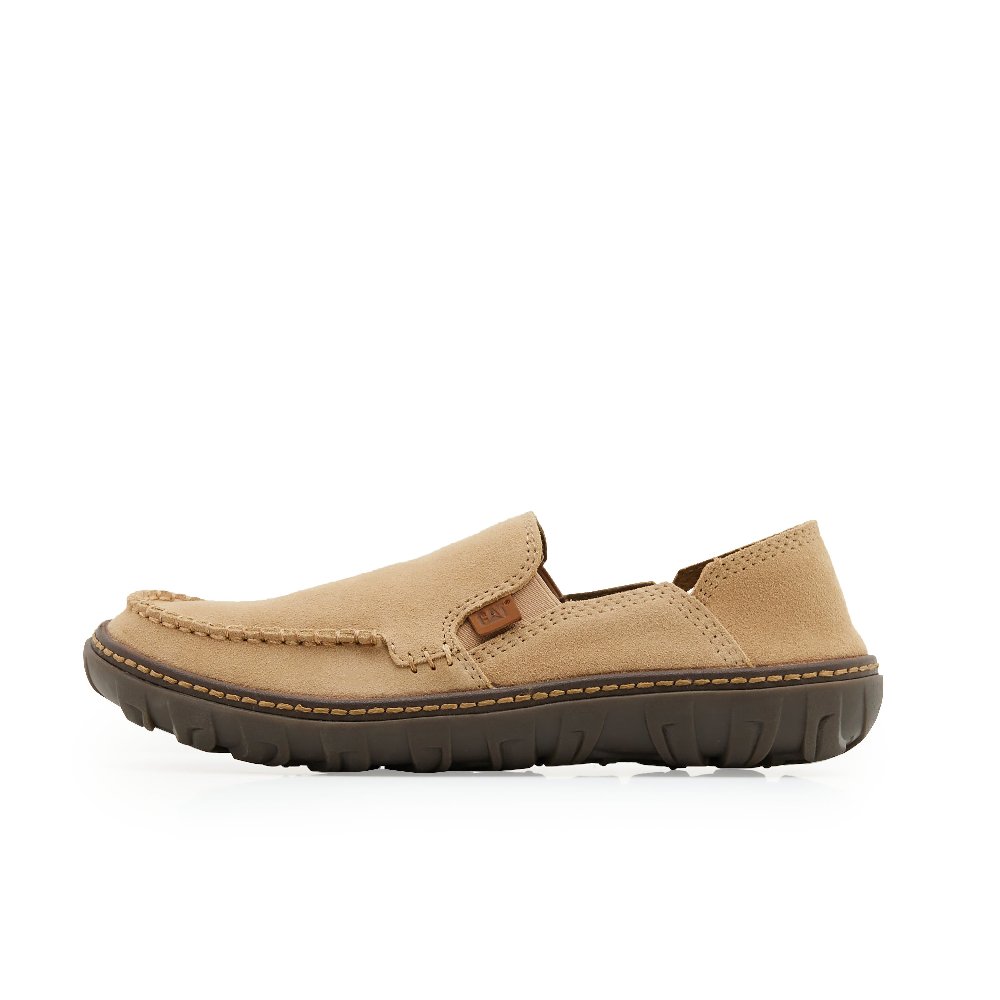 CAT Boat Shoes Men's Light Khaki