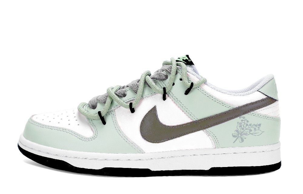 Nike Dunk Slip-Resistant Low-Top Skateboard Shoes Women's Green