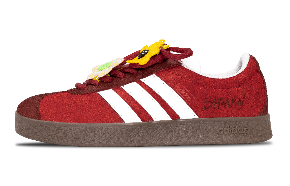 Adidas VL COURT 2.0 Low Top Skateboard Shoes Unisex Red