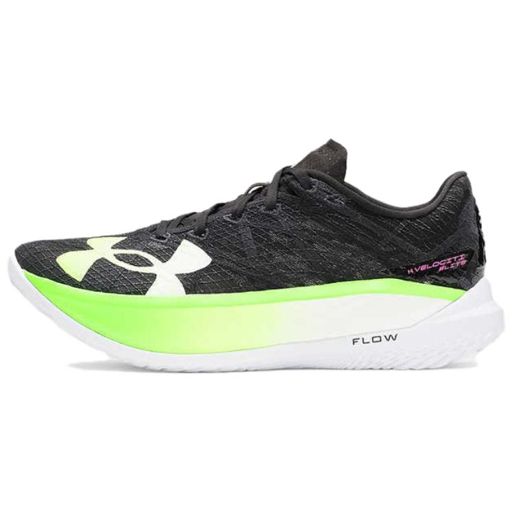 Under Armour Flow Velociti Elite Breathable Running Shoes Unisex Black Green