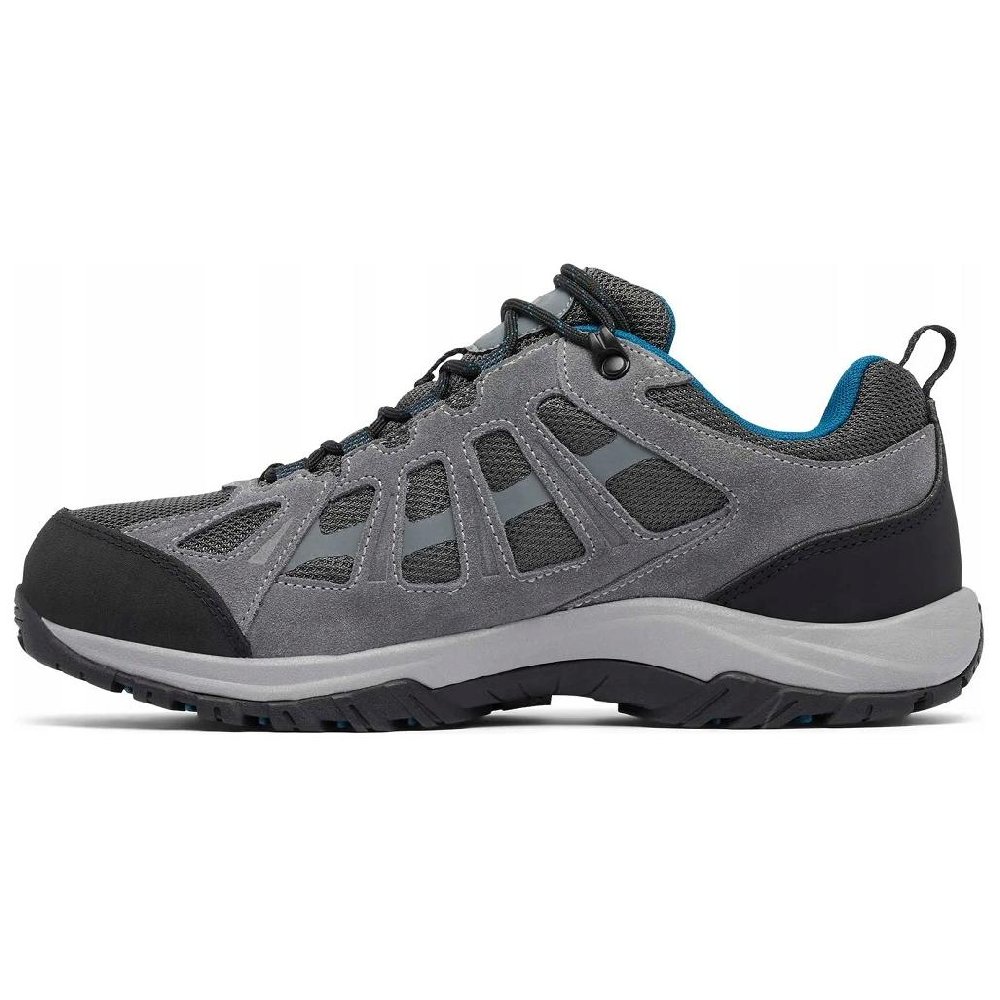 Columbia Redmond III Anti-Slip Wear-Resistant Low-Top Hiking Shoes Men's Gray Black