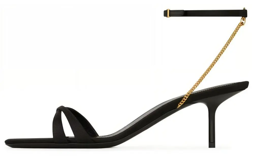SAINT LAURENT One Strap Sandals 5.5cm Women's Black