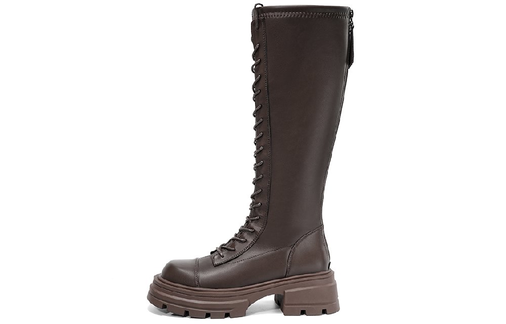 EBLAN Knee-high Boots Women's Coffee