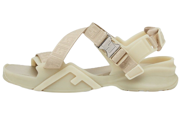 FENDI Flow Logo-embossed Sandals