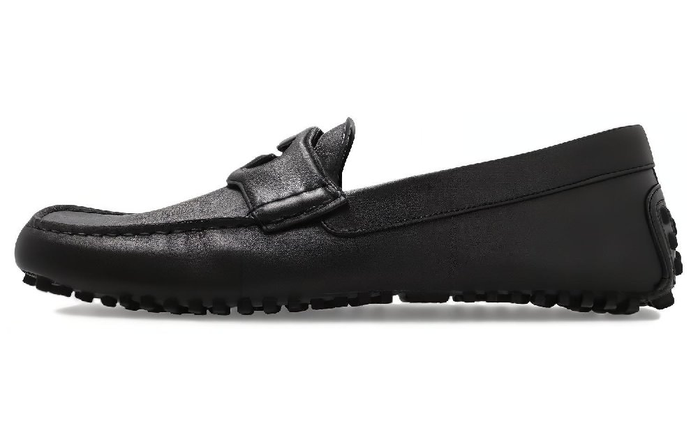 GUCCI Interlocking Loafers Men's Black