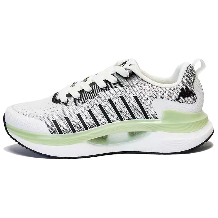 Kappa Anti-Slip Wear-Resistant Low-Top Casual Shoes Unisex Gray White Green