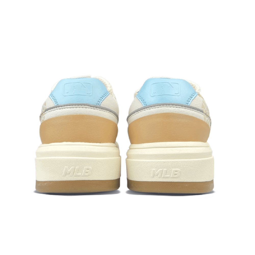 MLB Chunky Liner Slip-Resistant Low-Top Skateboard Shoes Unisex Beige Brown