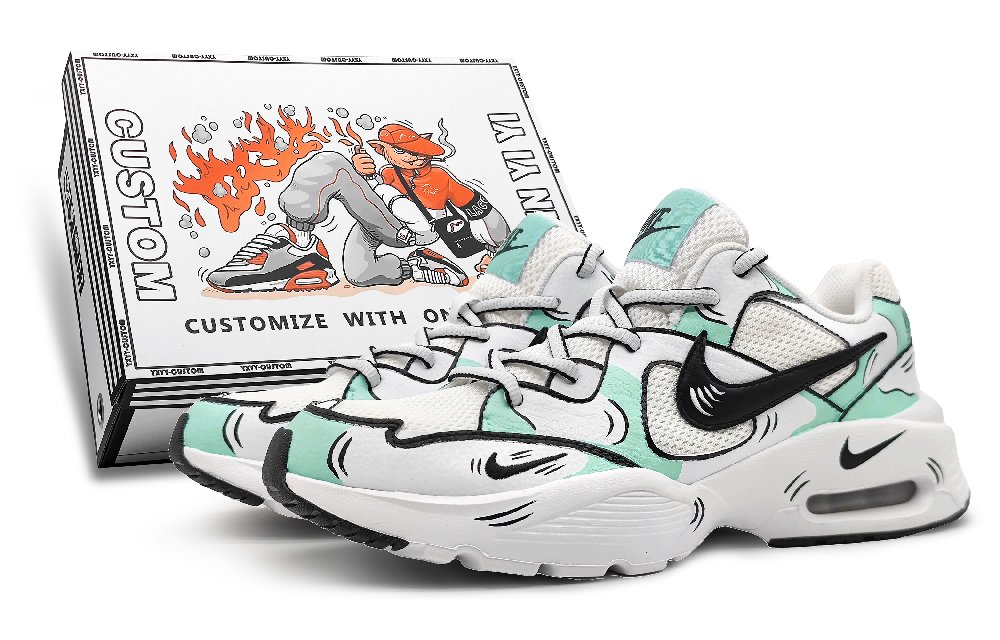 Nike Air Max Fusion Low-Top Casual Shoes Women's Green White