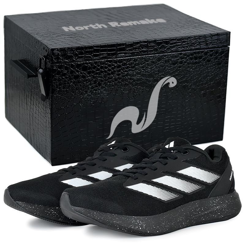 Adidas Duramo RC Cushioning And Breathable Low Top Running Shoes Unisex Black White
