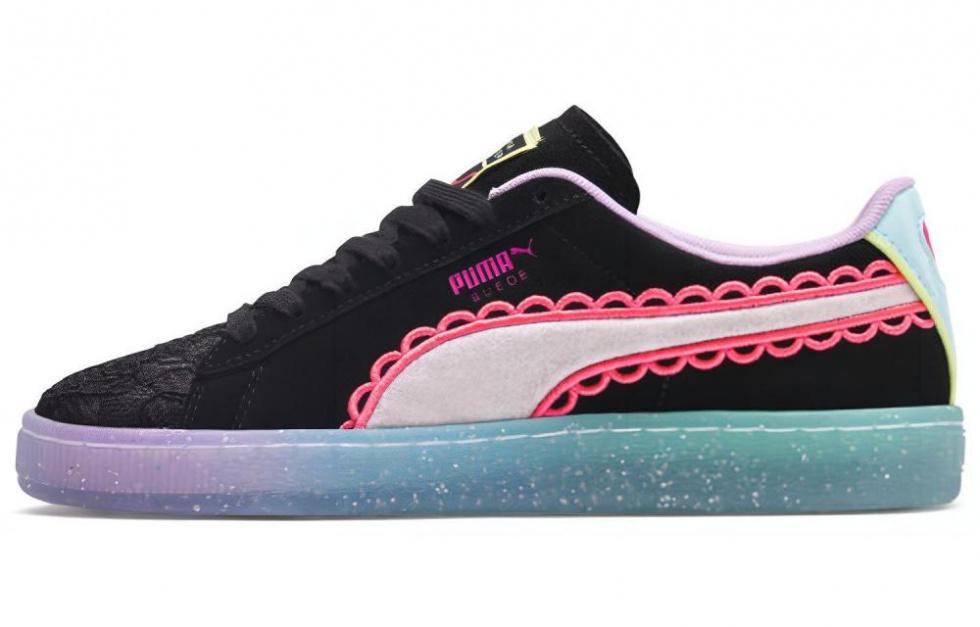 PUMA Sophia Webster X Suede 'Black Fiery Coral' Women's