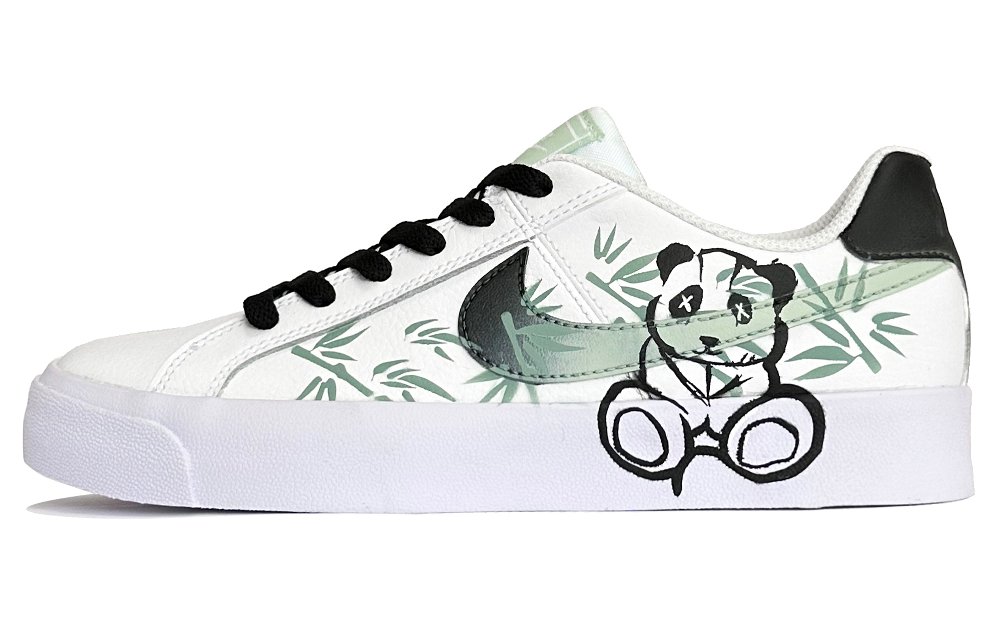 Nike Court Royale Slip-Resistant Low-Top Skateboard Shoes Women's White Green