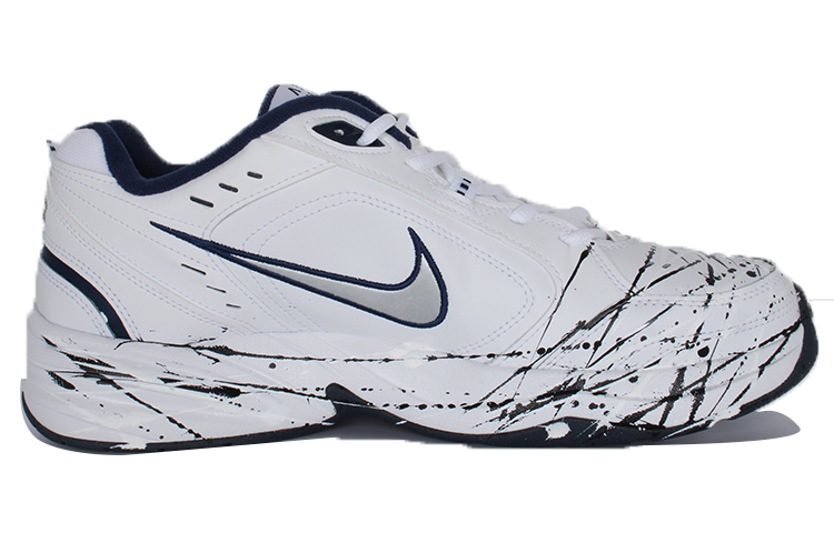 Nike Air Monarch 4 Starry Sky Universe Ink Splatter Nebula Low-Top Chunky Sneakers Unisex Blue White купить в интернет-магазине Yoocart с быстрой доставкой по России.
