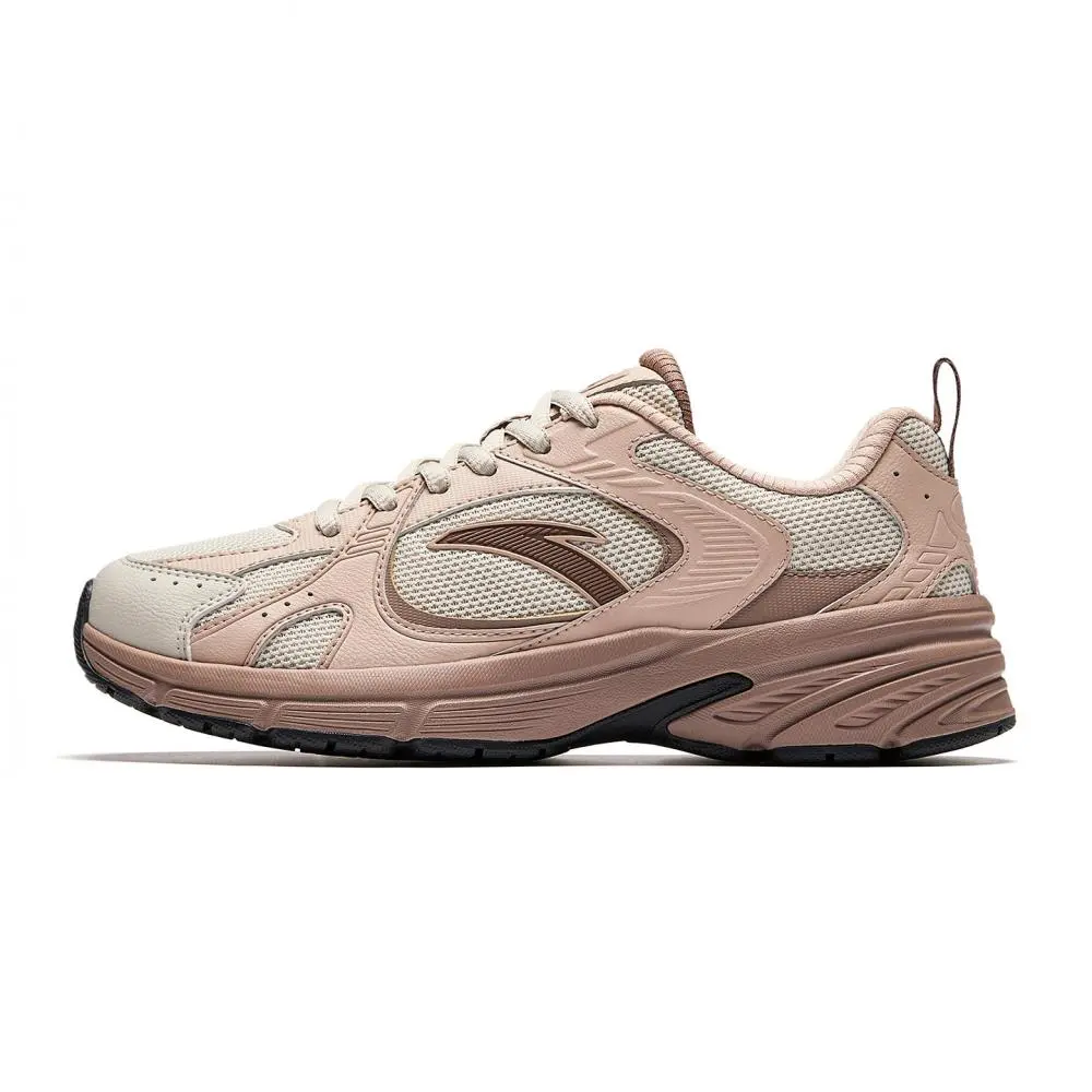 Anta AT804 Comfortable Fashion Casual Shoes Women's Plain Mist Gray/Subdued Umber Gray