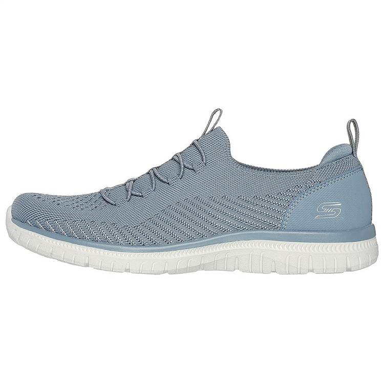 Skechers Cushioning Wear-Resistant Low-Top Running Shoes Women's Gray