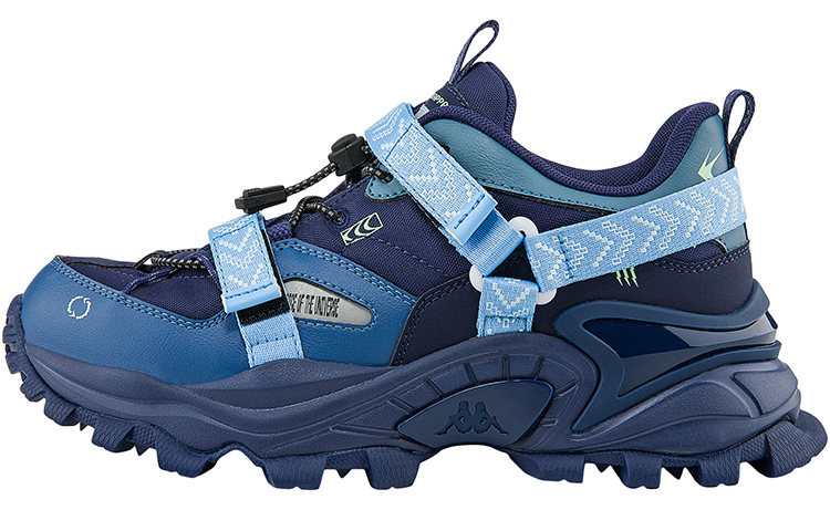 Kappa Gamer DJ Anti Slip Wear Resistant Low Top Casual Shoes Unisex Medium Antique Blue