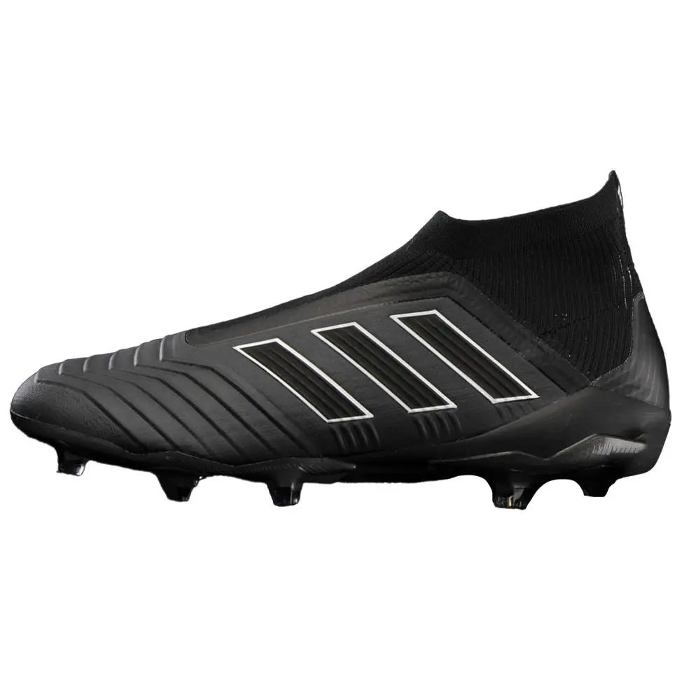 Adidas Predator 18+ FG Firm Ground Slip Resistant Coverage Soccer Shoes Men's Black