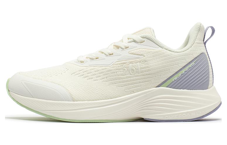 361° Abrasion Resistant Lightweight Slip Resistant Low Top Running Shoes Women's White Purple