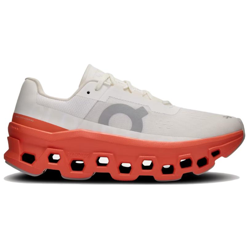 Women's Sneakers On Running CloudmOnster White/Flame купить в интернет-магазине Yoocart с быстрой доставкой по России.