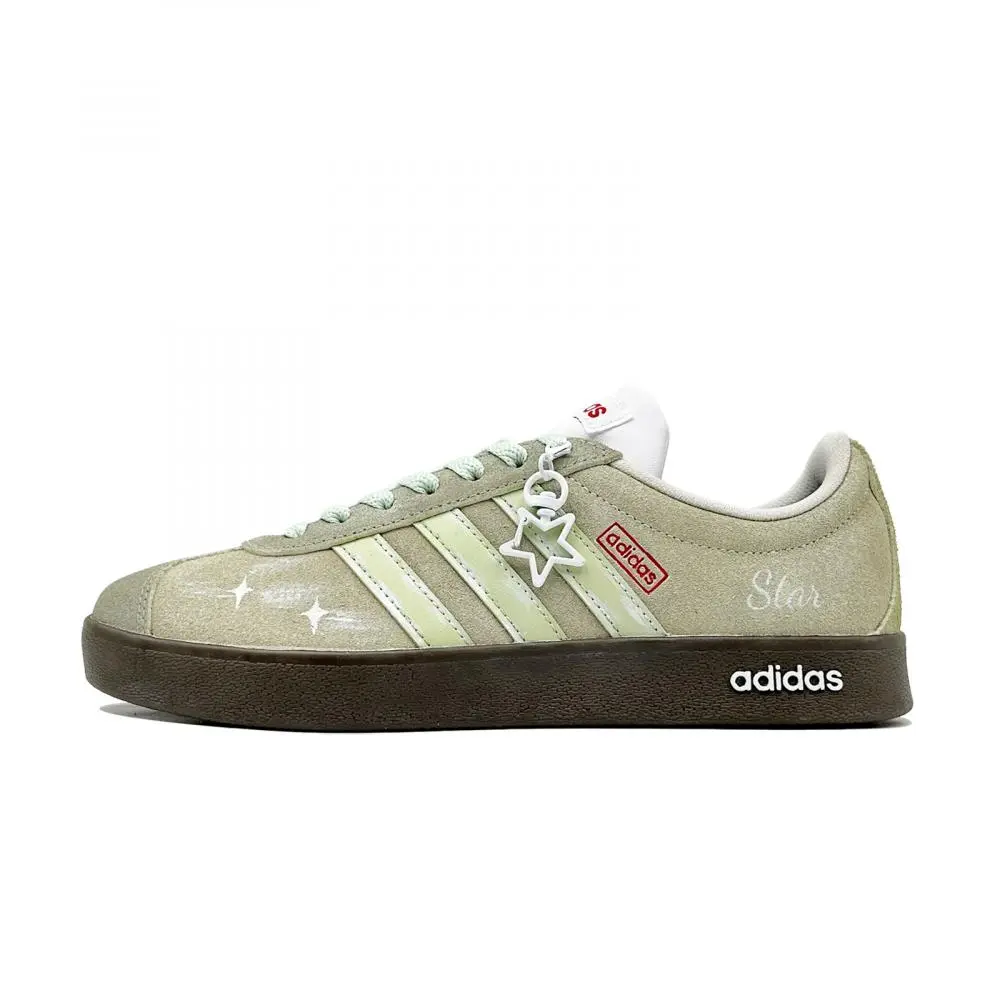 Adidas VL Court 2.0 Skateboard Shoes Unisex Low top Green