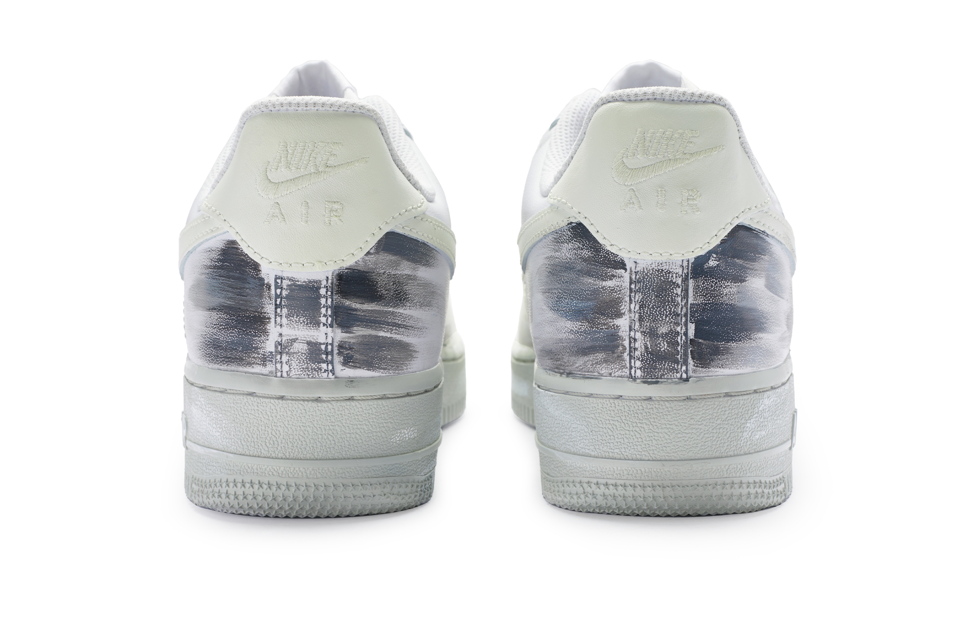 Nike Air Force 1 Low Top Skateboard Shoes GS White Gray купить в интернет-магазине Yoocart с быстрой доставкой по России.