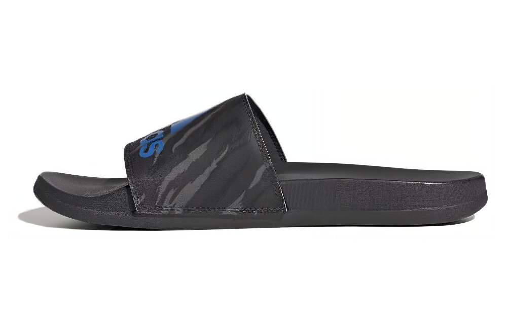 Adidas Adilette Comfort Sandals 'Carbon Blue Rush'