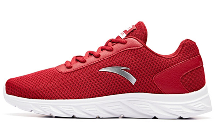 Anta Life Collection Breathable Lightweight Low Top Casual Shoes Men's Red White