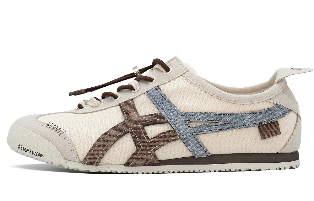 Onitsuka Tiger MEXICO 66 Shock Absorbers Low Top Casual Shoes Unisex Light Gray
