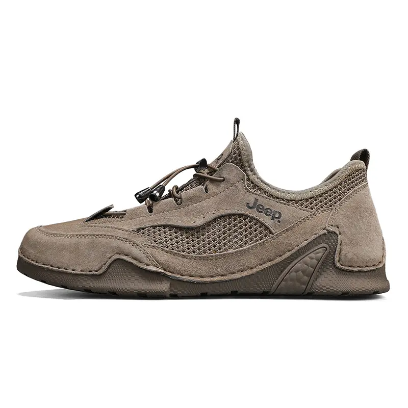 Jeep Low Top Running Shoes Men's Brown