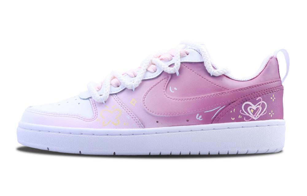 Nike Court Borough Skateboard Shoes Women's Low-Top White