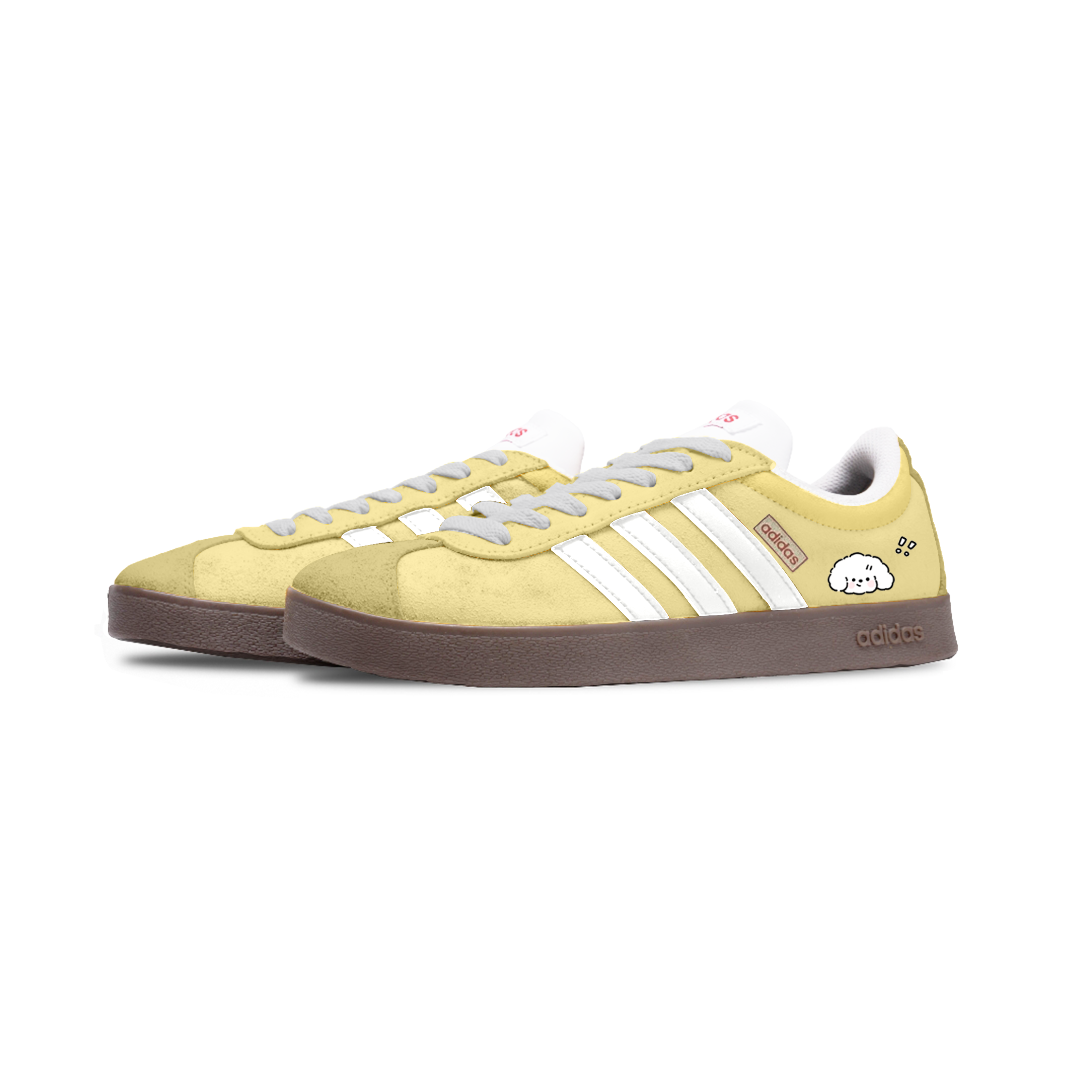 Adidas Neo VL Court 2.0 Skateboard Shoes Unisex Low Top Yellow купить в интернет-магазине Yoocart с быстрой доставкой по России.