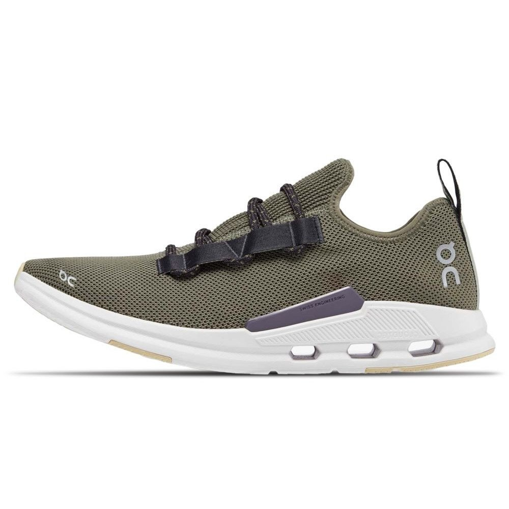 On Cloudeasy Cushioned Slip Resistant Abrasion Resistant Breathable Low Top Casual Shoes Men's Olive Green