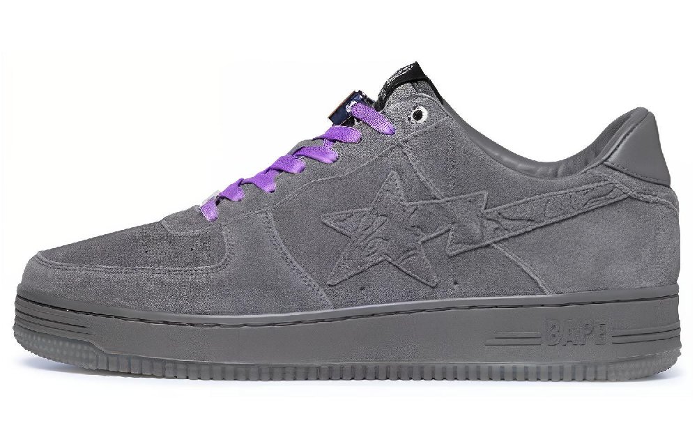 BAPE BLACK Label Bape Sta Grey
