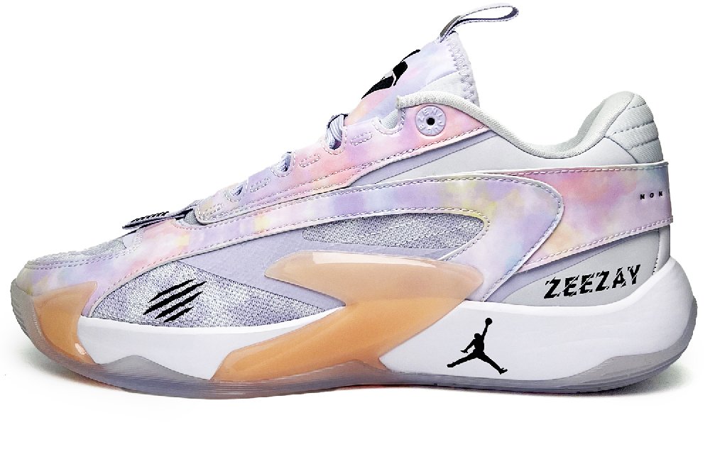 JORDAN Luka 2 Basketball Shoes Unisex Low-Top Purple/Gray