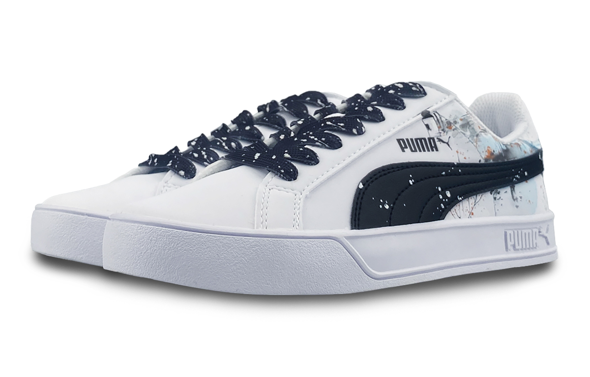 PUMA Smash Vulc Skateboard Shoes Unisex Low top White/Black купить в интернет-магазине Yoocart с быстрой доставкой по России.