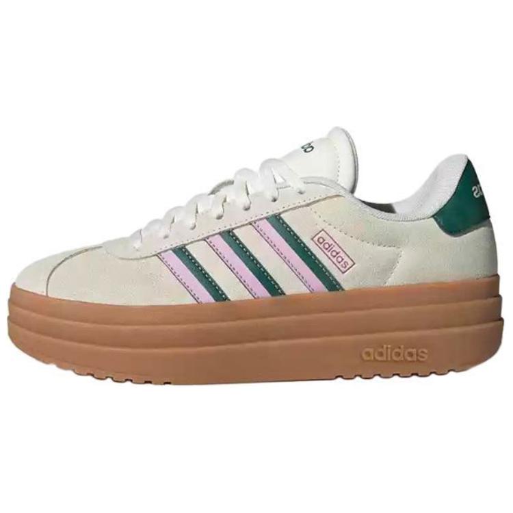 Adidas Women's Vl Court Bold 'Off White Collegiate Green Lilac' Women's
