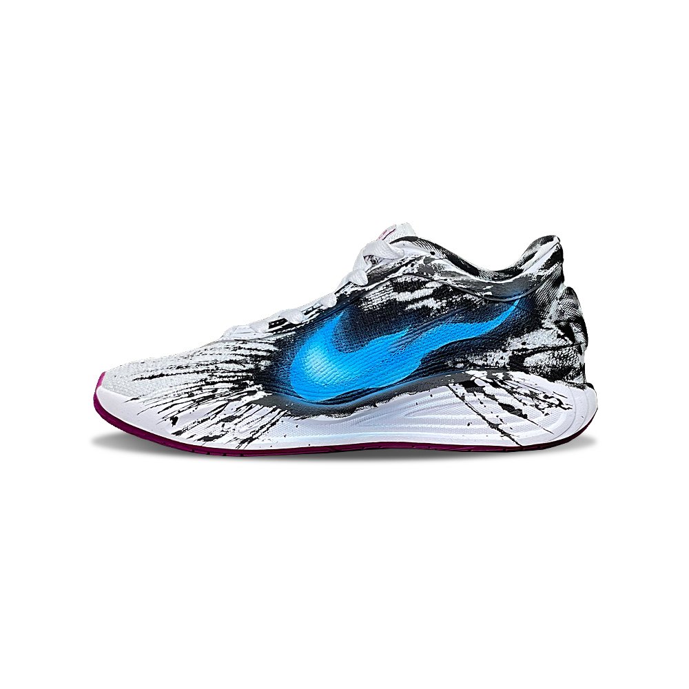 Nike GT Hustle Academy Tower Rabbit Cushioning, Wear Resistant Low Top Basketball Shoes Unisex Sky Blue