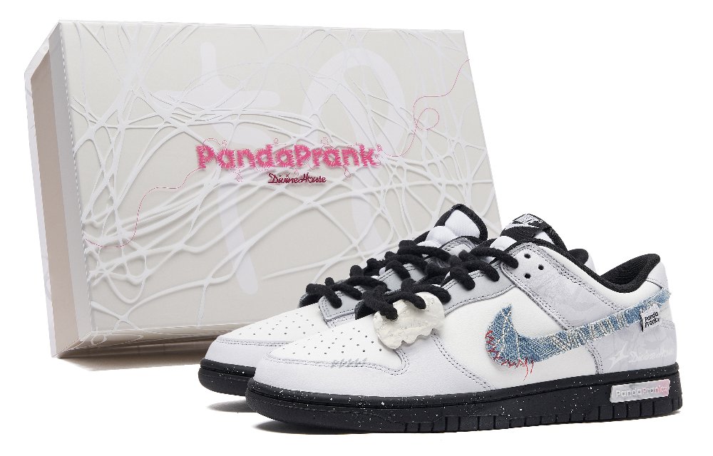 Nike Dunk Skateboard Shoes Women's Low-Top Blue/Gray/Black