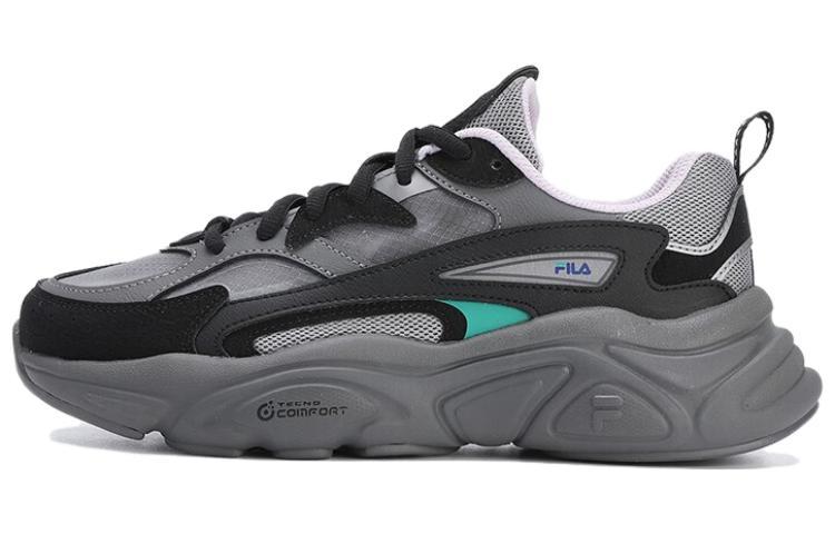 FILA Mars 1S Breathable Retro Sneakers 'Grey Black' Women's