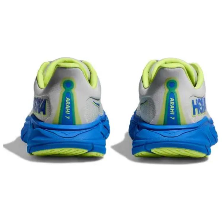 HOKA ONE ONE Arahi 7 Anti Slip Wear Resistant Low Top Running Shoes Men's Gray Blue Green купить в интернет-магазине Yoocart с быстрой доставкой по России.