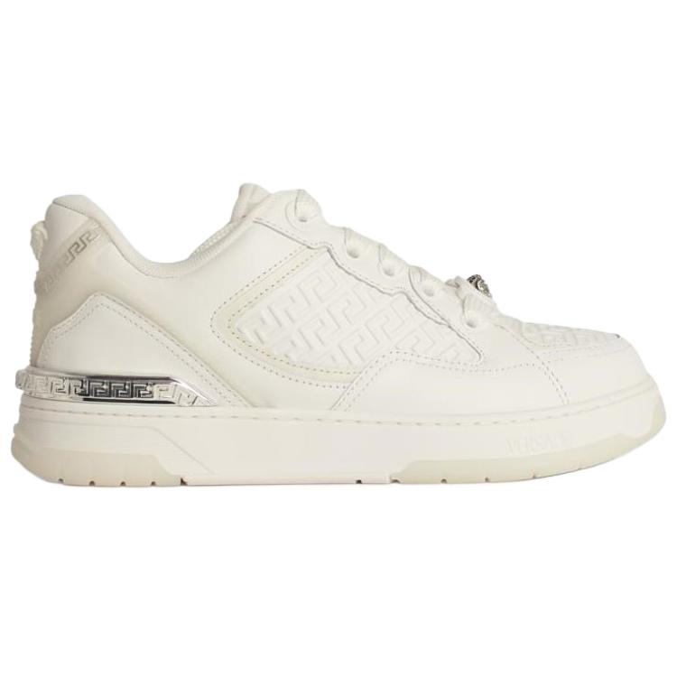 VERSACE Greca Versace Low Top Skateboard Shoes Men's White
